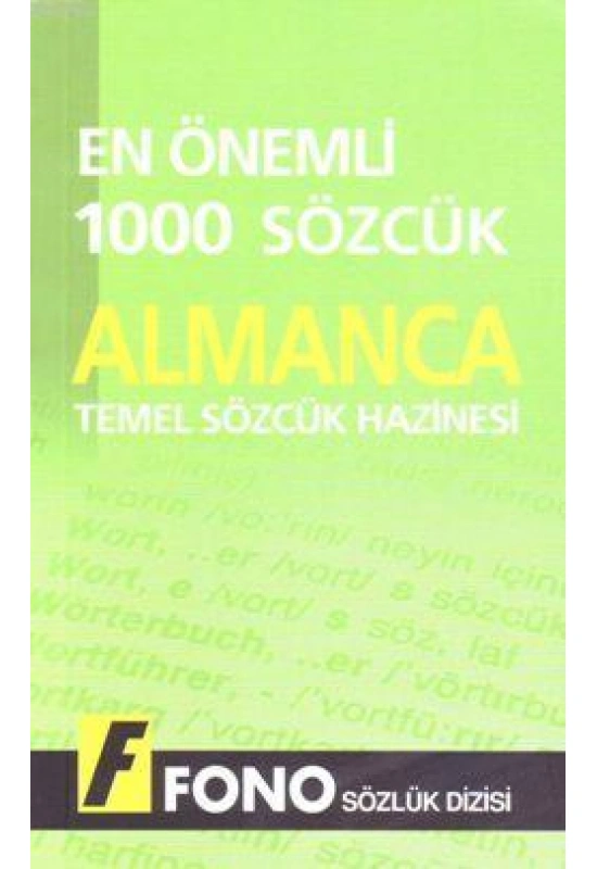 Temel Sözcük Hazinesi| Almanca En Önemli 1000 Sözcük